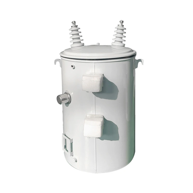 75KVA 13.8-0.12/0.24kV Еднофазен трансформатор, монтиран на стълб